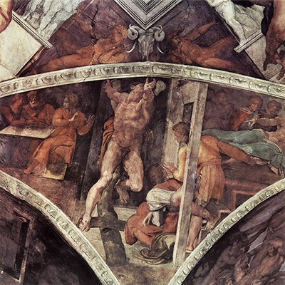 Haman's Punishment Michelangelo